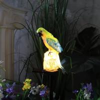 Statua De Pájaro Solar LED Para Jardín Impermeable Iluminación De Camino Paisaje Decorativo Luz De Piso Para Exterior - details 5