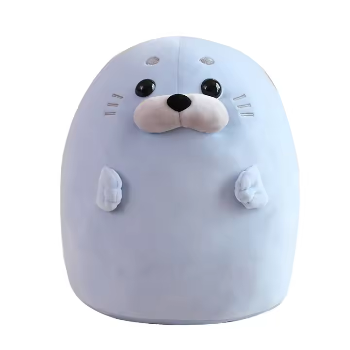 Nueva Adorable Peluche De Señorón En Algodón Sastre Juguete De Lobo Marino Suave Regalo Kawaii Para Dormir Y Abrazar - 1