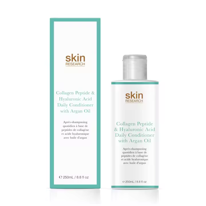 Skin Research Acondicionador Cotidiano de Péptidos de Colágeno y Ácido Hialurónico con Aceite de Argán - 1