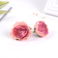 10/20PCs Flores Artificiales Rosa 5CM Para Decoración De Hogar Jardín Boda DIY Regalos Accesorios Material Seda Estilo Peonia - details 9