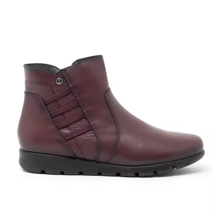 CALZAZUL 1440/9_B Botines casual  mujer 33836 24I BOTIN ELASTICOS LATERALES BURDEOS - 1