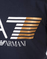 Emporio Armani EA7 Camiseta Algodón Hombre Azul Oscuro 3ZPT62PJ03Z 1554 - details 4