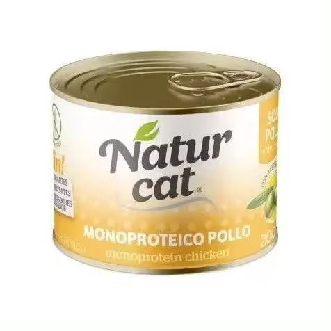 Naturcat Monoproteico Pollo 6x200 gr - 1