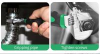 Llave De Monkey Ajustable LAOA 6 Pulgadas/8 Pulgadas Llave De Tubo Con Mango Corto Herramienta Manual Para Control De Aire - details 4