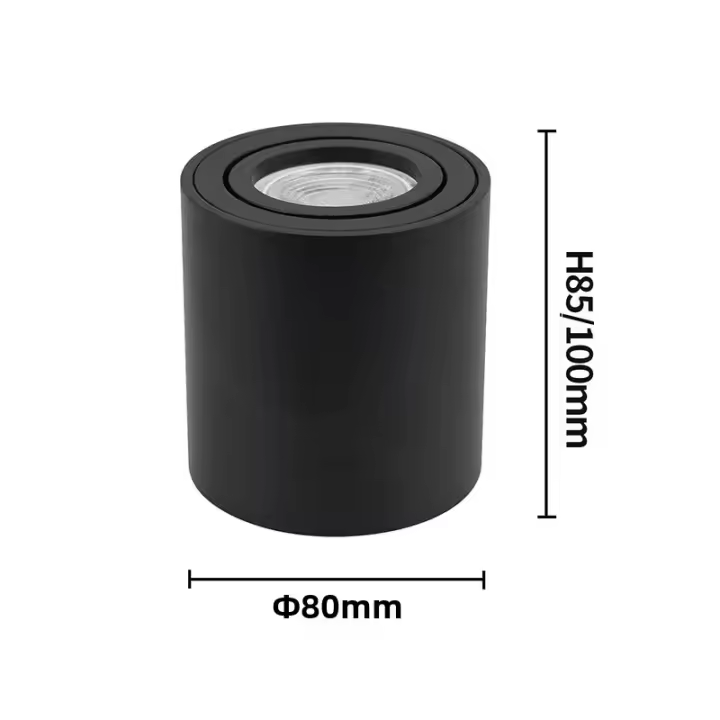 Spotlight LED GU10 Para Techo Montaje En Superficies Cilindro De Lámpara Bajo 220V Foco Iluminación Decorativa Para Dormitorio - 1