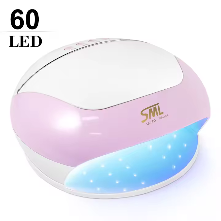 Lámpara De Uñas LED 60 LEDs Secador Profesional Con Base Removible Y Timer Sensor Inteligente Para Curar Gel Pulverizador De Uñas Herramienta De Cuidado De Uñas - 1