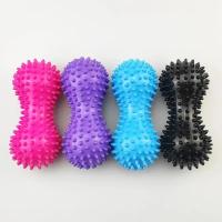 Rodillo De Masaje Para Pies Bola Doble De Lagrillo Espinosa Myofascial Para Alivio Del Dolor De La Arco Y Plantar Fasciitis Uso En Espalda Y Pies Medio TPR ABS - details 3