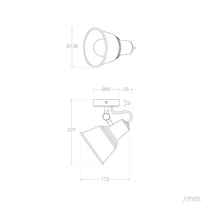 Ledkia Lámpara de Pared Baño Metal Birzay Blanco - 1