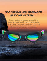 Gafas De Natación Profesionales Para Adultos Anti- Niebla Con Lente De Amplio Ángulo HD Ajustable Y Resistente Al Agua Para Hombres Y Mujeres Silicona - details 6