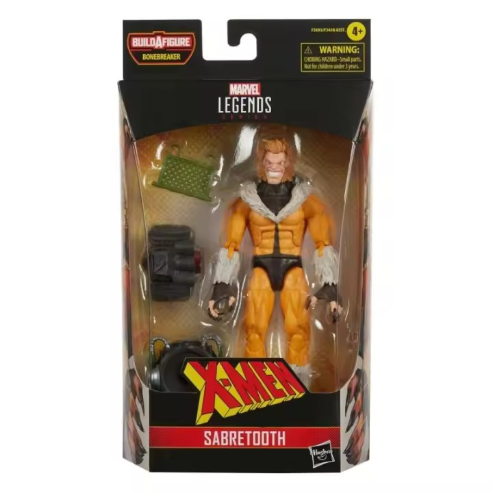 Hasbro Sabretooth Marvel Legends X-Men BAF Bonebreaker (F3692) figura 15 cm - 1