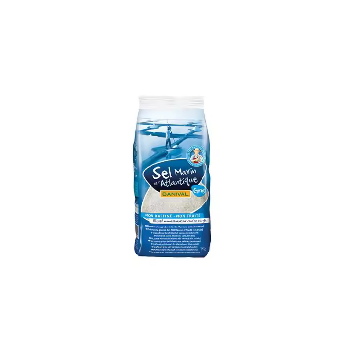 Sal Marina Atlantica Gruesa Sin Refinar 1Kg. - 1