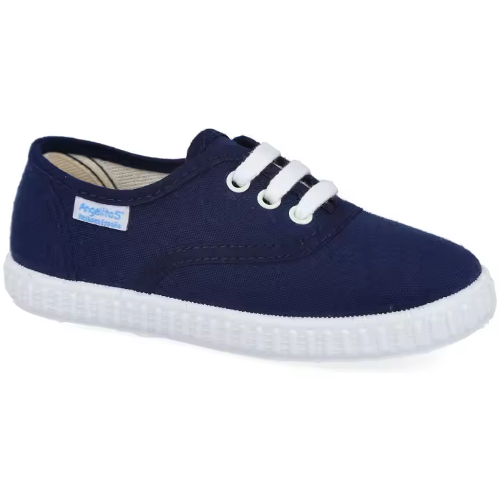 Zapatos de Lona Angelitos Md121 para niños en color azul - 1