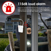 Alarma De Manija Portátil Para Seguridad Doméstica Viajes Hoteles Y Apartamentos Operada Por Batería Equipamiento De Alarma - details 4