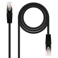 Nanocable Cable de Red RJ45 LAN Local Area Network para PC Ordenador Portátil PS3 PS4 Negro 10.20.0103-BK 3m Cat.5e - details 1