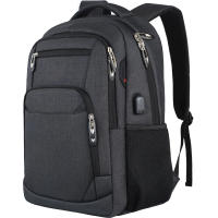 Mochila De Viaje Para Hombre Negro Con Capacidad Grande Y Diseño Ergonómico Bolsa Para Lente De Cámara Impermeable Con Sistema De Alivio De Presión En Espalda Bolsa Para Portátil - details 7