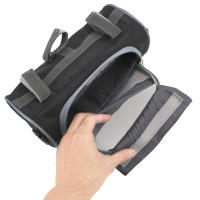 Bolsa De Almacenamiento Para Móvil Con Pantalla Táctil Accesorio Para Motocicleta Y Coche Bolsa De Manillar Frontal De Cuero PU - details 2