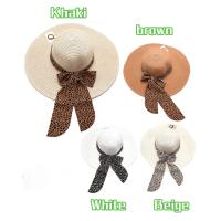 Sombrero de Paja de Verano para Mujer, Sombrero de Playa de Ala Ancha con Protección UV, Cómodo y Transpirable, Ajustable y Plegable, Ideal para Viajes y Aire Libre (Beige/Marrón/Blanco/Khaki) - details 5