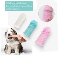 Cepillo De Dientes Suave Para Perros Y Gatos Herramienta De Limpieza Oral Cuidado Del Aliento Con Silicona Para Mascotas - details 1