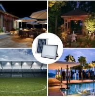 Lámpara Solar Exterior LED Para Jardín IP67 Impermeable Iluminación De Emergencia Luz De Escenario Para Edificios De Sol - details 14