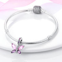 Encanto Original De Plata Para Joyería Moda Sombrero Conejo Encanto Cuentas Pulsera Ajustable Para Mujeres DIY Hecho De Zirconia - details 112