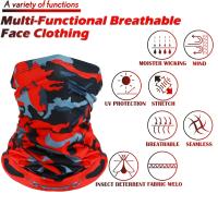 Bandana Multifuncional De Protección UV Para Exterior Capucha De Cuello Para Ciclismo Pesca Senderismo Cubre Cara Y Cabeza - details 3