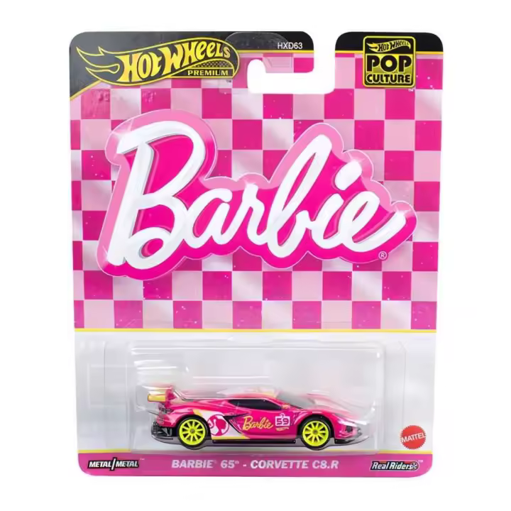 Hot Wheels Premium Pop Culture Barbie 65th - Corvette C8.R - 1