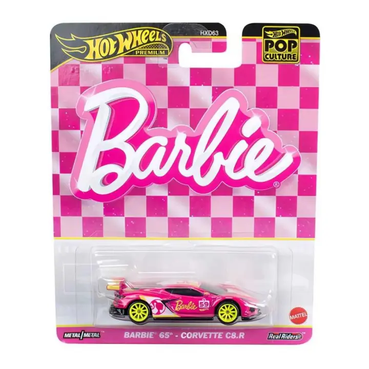Hot Wheels Premium Pop Culture Barbie 65th - Corvette C8.R - 1
