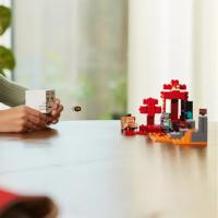 MC My DIY World Bloques De Construcción El Portal Del Nether Ambush Bosque Crimson Delta De Basalto Juguete De Artesanía Para Niños Regalo De Vacaciones - details 4