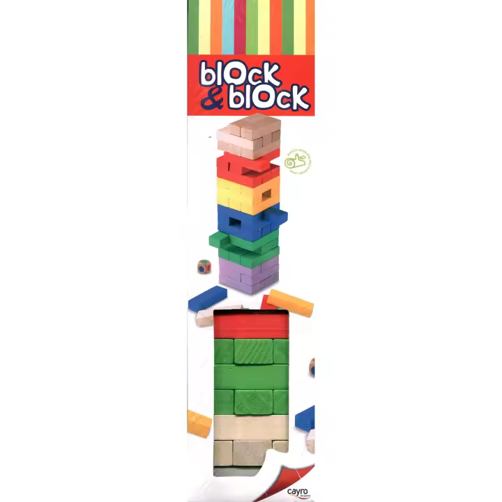 Cayro - Block a Block de madera en colores. - 1