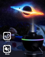 Proyector De Galaxia LED Mejorado Estrella Espacio Sfera Planetaria Lámpara Nocturna Para Niños Regalos Luz Atmosférica Redonda Incluye Bombilla Fuente De Alimentación DC - details 2
