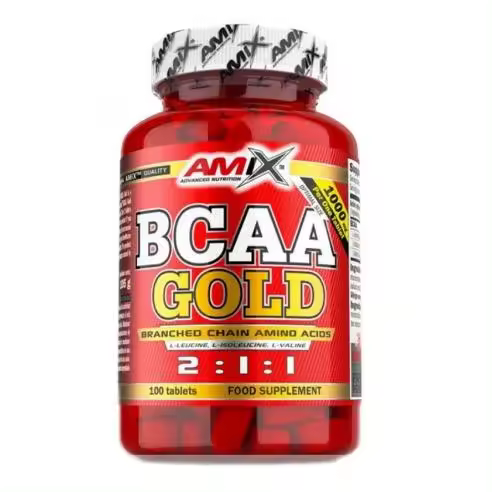 BCAA GOLD 2:1:1 (100 TABLETS) - Aminoácidos Amix - 1