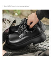 Zapatos Casuales De Cuero Para Hombre Moda Transpirables Y Ligeras Zapatillas De Negocios Con Cordones Hechas a Mano Clásicas Y Vendidas Al Por Mayor - details 1