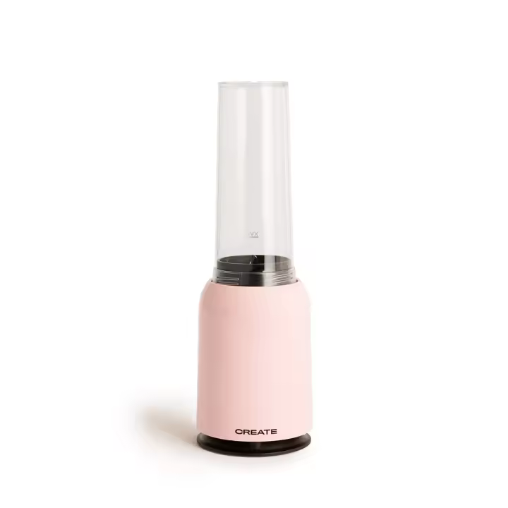 CREATE - Batidora con Vaso Portátil de 400 ml,  para zumos, batidos y smoothies - Libre de BPA y tóxicos - 230W - MOI STUDIO - 1