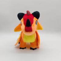 Juguete De Peluche Dragón De Fuego Suave Animal De Peluche Naranja Para Niños Y Niñas Decoración De Habitación Regalo Especial - details 3
