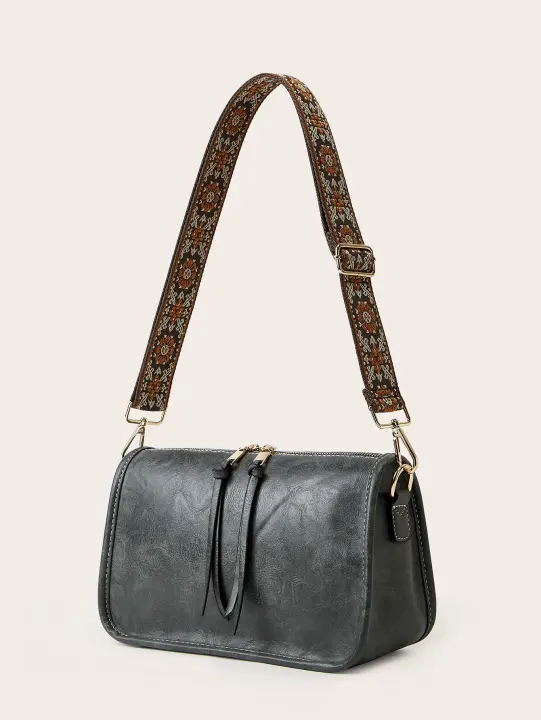 Bolso De Hombro Minimalista Para Mujer Bolso De Moda Camero Bolso Cruzado Mensajero Para Compras Viajes Al Aire Libre Y Fiestas - 1