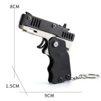 Pistola De Banda De Goma Mini Lanzadora De Dardos Juguete Para Niños Juguetes De Aluminio Actividades Al Aire Libre Juego De Fiesta Cumpleaños Regalo - details 4