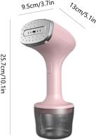 Vaporizador De Ropa Para Ropa,Vaporizador De Tela Para Ropa - Vaporizador de ropa de mano para ropa - Eliminación rápida de arrugas con apagado automático con tanque grande de 260 ml para - details 2