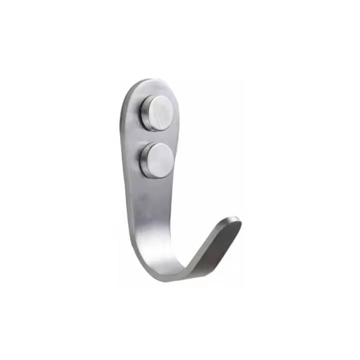 10 Uds. Ganchos para abrigos de acero inoxidable, ganchos de pared para toallero, ganchos de pared simples, ganchos de pared universales, ganchos multiusos - 1
