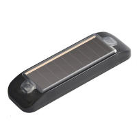 Lámpara De Advertencia Solar LED Mini Para Coche Luz De Seguridad Nocturna Antirrobo Sin Cable Simulación De Alarma Cautelar Con Destello - details 8