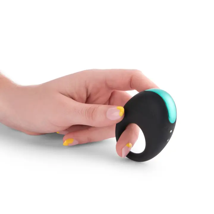 Platanomelón - Anillo Vibrador con 3 Velocidades y 7 Modos, Juguetes Eróticos para Pareja - Todo Mío Negro - 1