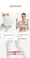 AOLIKES Bandas De Resistencia Para Glúteos Y Piernas Anillas Elásticas De Ejercicio Para Squat Y Estiramiento Aparato De Gimnasia Y Yoga Para Fortalecimiento De Brazos Y Piernas - details 4