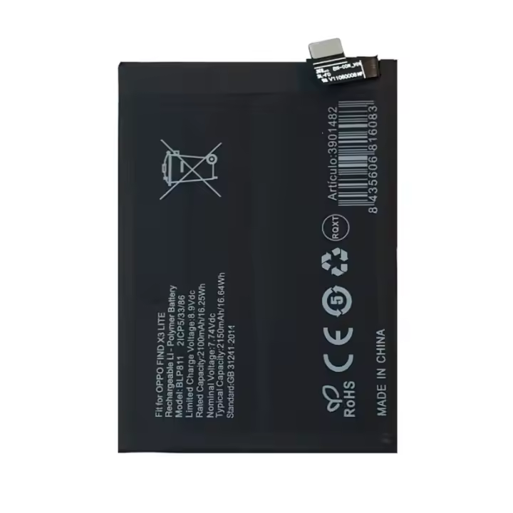 TODOBARATO 24HORAS Bateria BLP811 Para Oppo Find X3 Lite - Reno 5 - Reno 4 SE - 2100mAh - 1