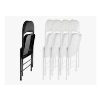 silla plegable, silla plegable acolchada, silla plegable cocina, silla plegable blanca