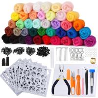 Kit Completo De Felteado a Puntas KRABALL Con Herramientas Y Suministros Lana De Felt Para Fabricación De Muñecas Artesanía DIY Accesorios De Tricoterapia - details 7