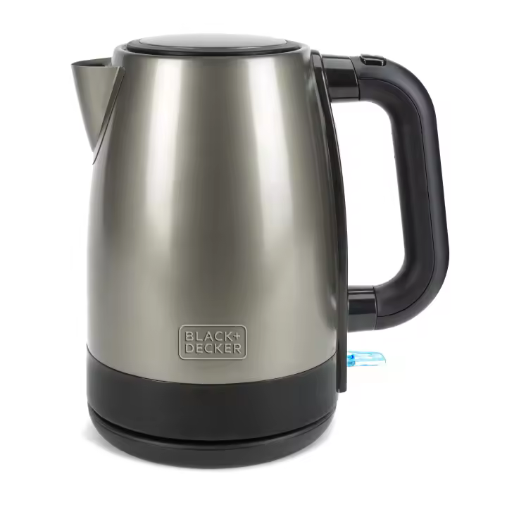 Black+Decker BXKE2201E Tetera Eléctrica 1,7 L 2200 W Negro Acero Inoxidable - 1