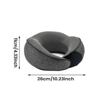 Almohada De Cuello Para Viaje En Coche Espuma De Memoria U-Shaped Portátil Almohada De Cabeza Ajustable Para Dormir Y Masaje En Viajes - details 2