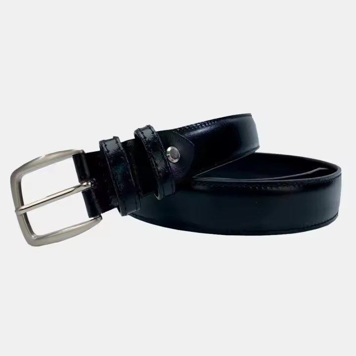 Cinturón de piel entres colores fabricado en España para hombre Márquez Cinturones - 1
