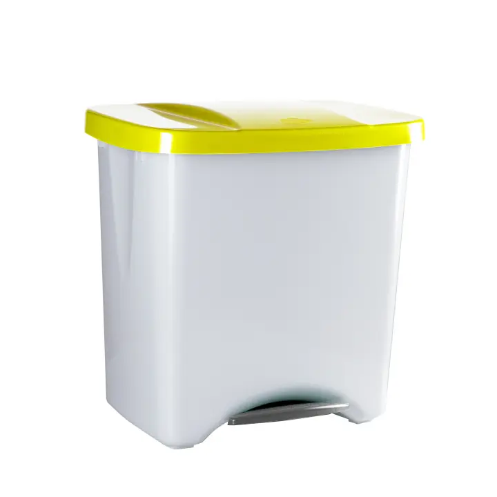 Denox Pedalbin Ecológico 50 Litros para Recogida Selectiva de Residuos - 1