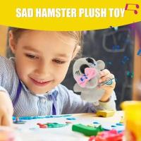 Peluche De Hamster Triste Meme Musical Juguete Divertido Para Niños Muñeca Kawaii Regalos De Cumpleaños Y Día Del Amor - details 4