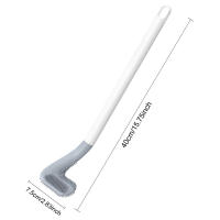 Juego De Cepillos De Inodoro De Silicona VAKIND Limpieza Profunda Sin Esquinas Muertas Cepillo De Baño Ecológico Con Mango Largo Forma De Golf - details 3
